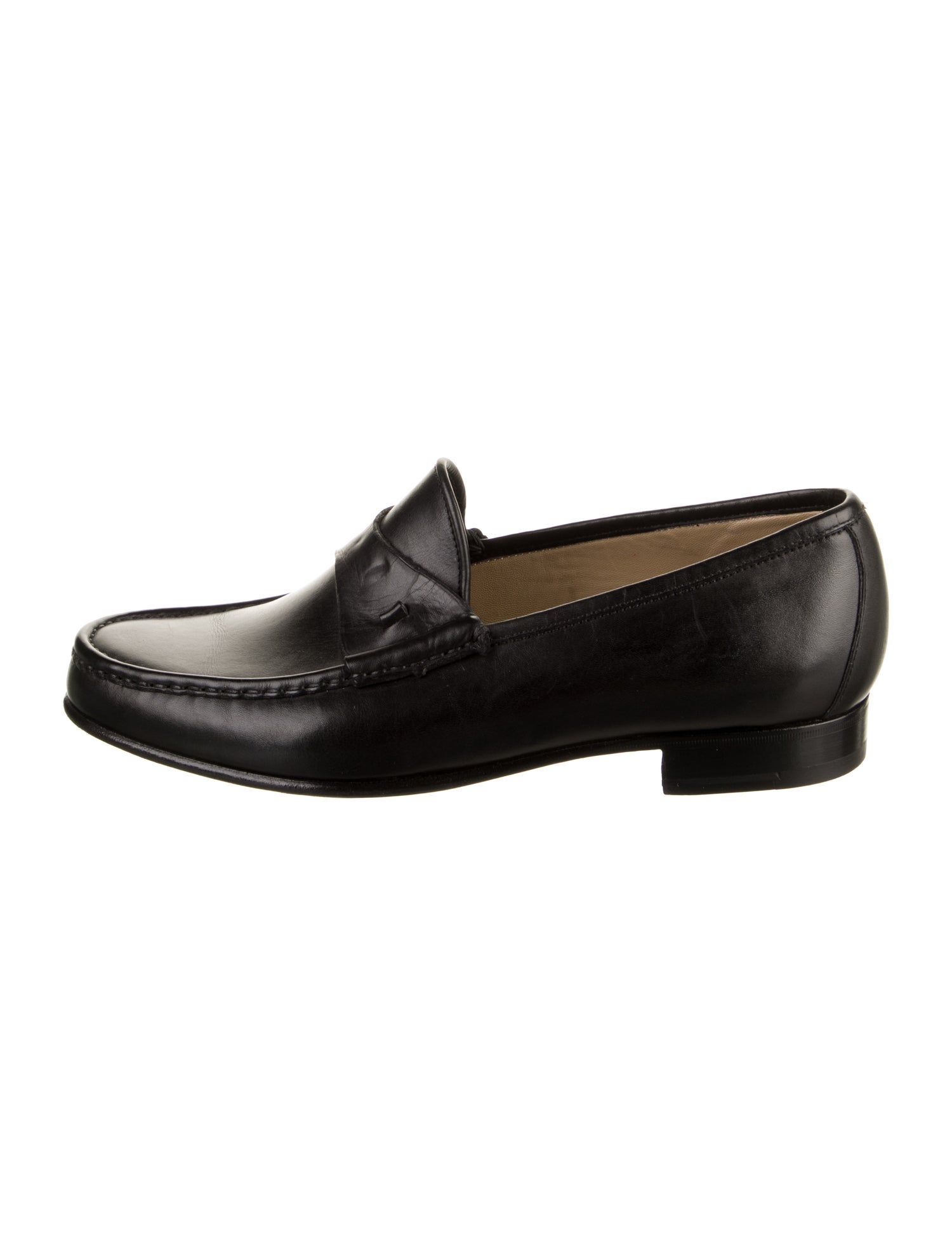 Gucci Horsebit Accent Leather Loafers