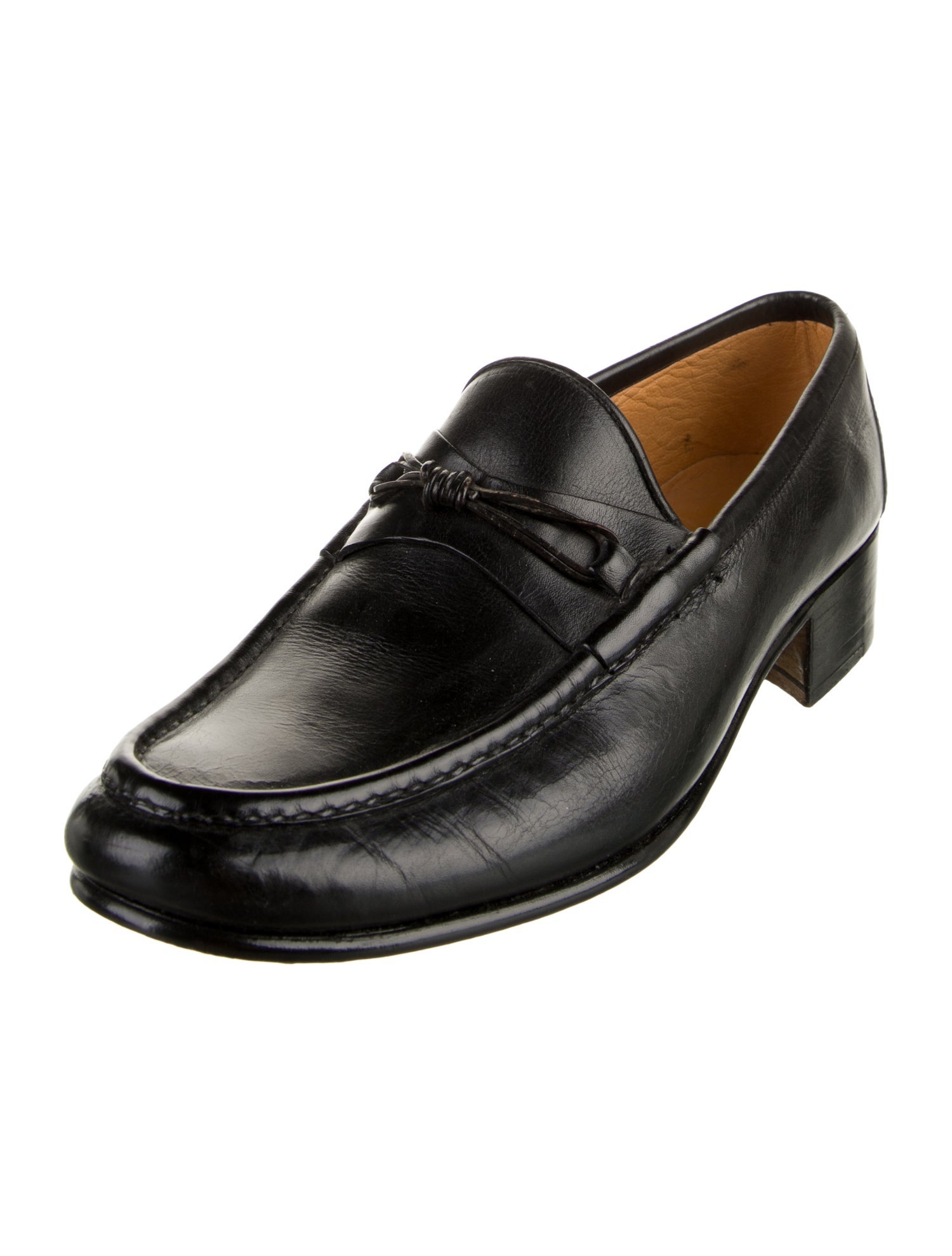 Gucci Vintage Horsebit Accent Dress Loafers