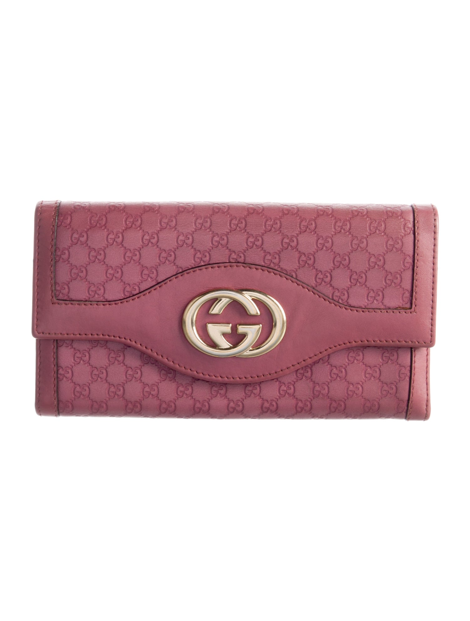 Gucci Microguccissima Continental Wallet Microguccissima Pattern Continental Wallet