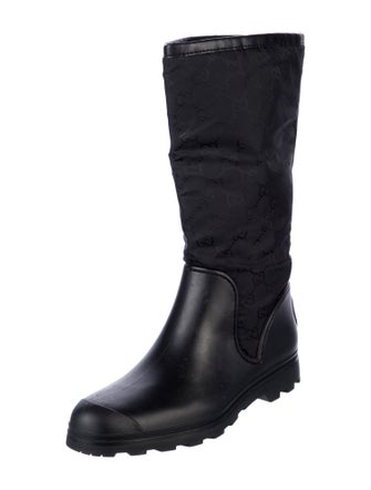 Gucci GG Signature Nylon Rain Boots