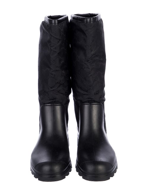 Gucci GG Signature Nylon Rain Boots