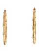 Gucci 18K Bamboo Hoop Earrings