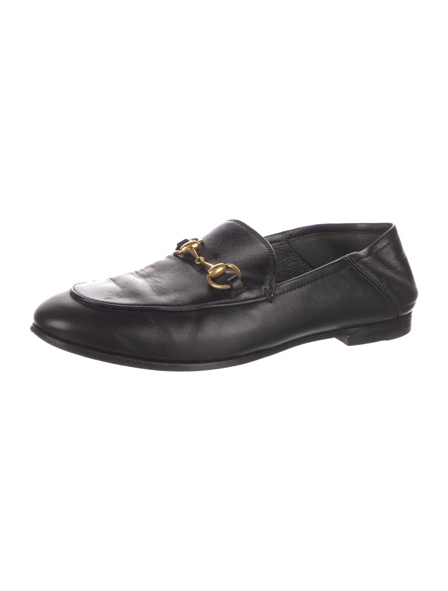 Gucci Brixton Horsebit Accent Loafers