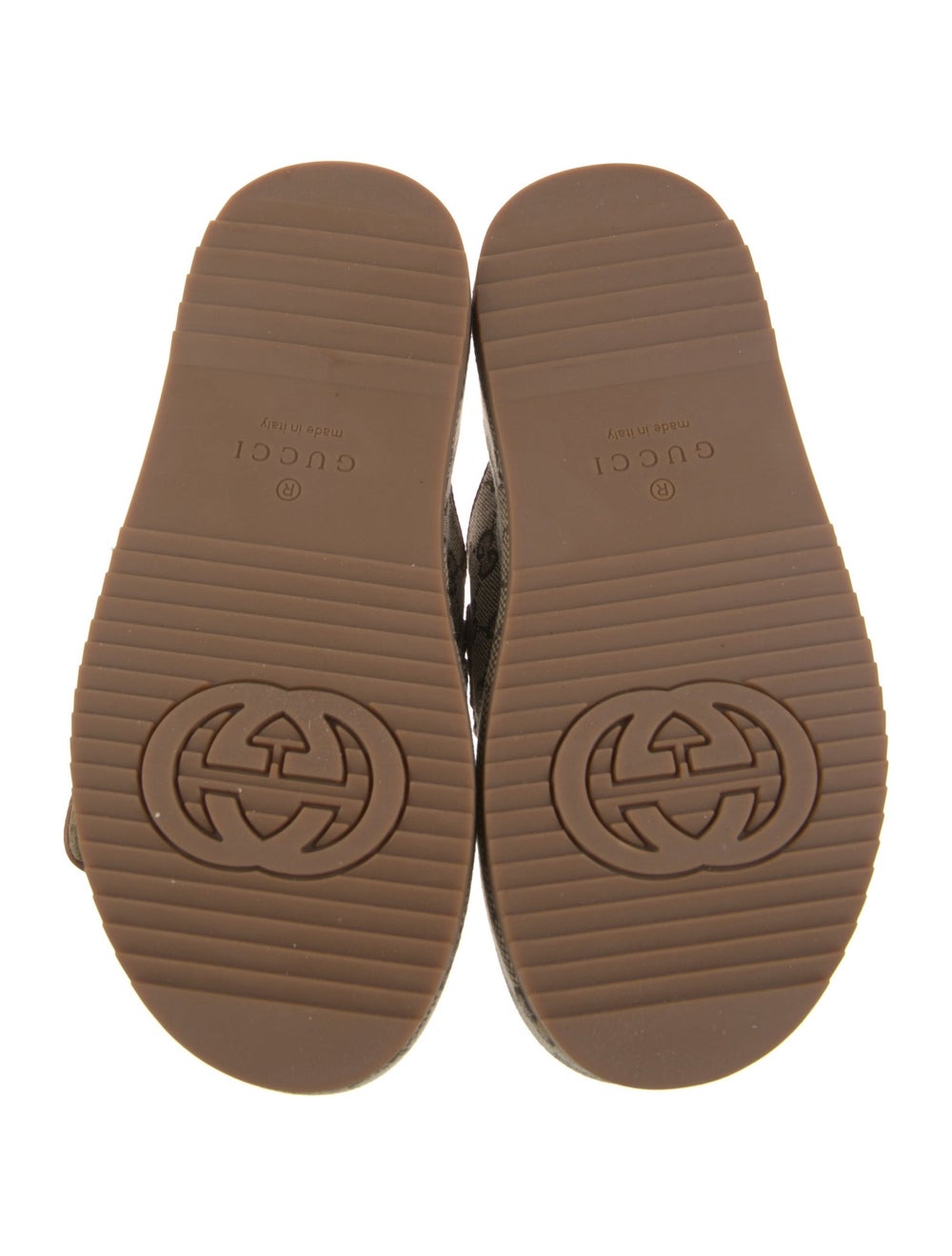 Gucci Platform Slides Neutrals Canvas GG Canvas, … - image 5