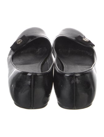 Gucci Interlocking G Logo Patent Leather Flats