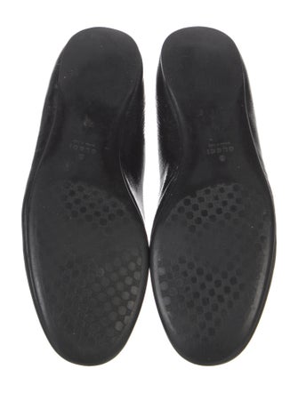 Gucci Interlocking G Logo Patent Leather Flats