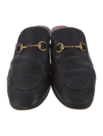 Gucci Princetown Horsebit Accent Mules