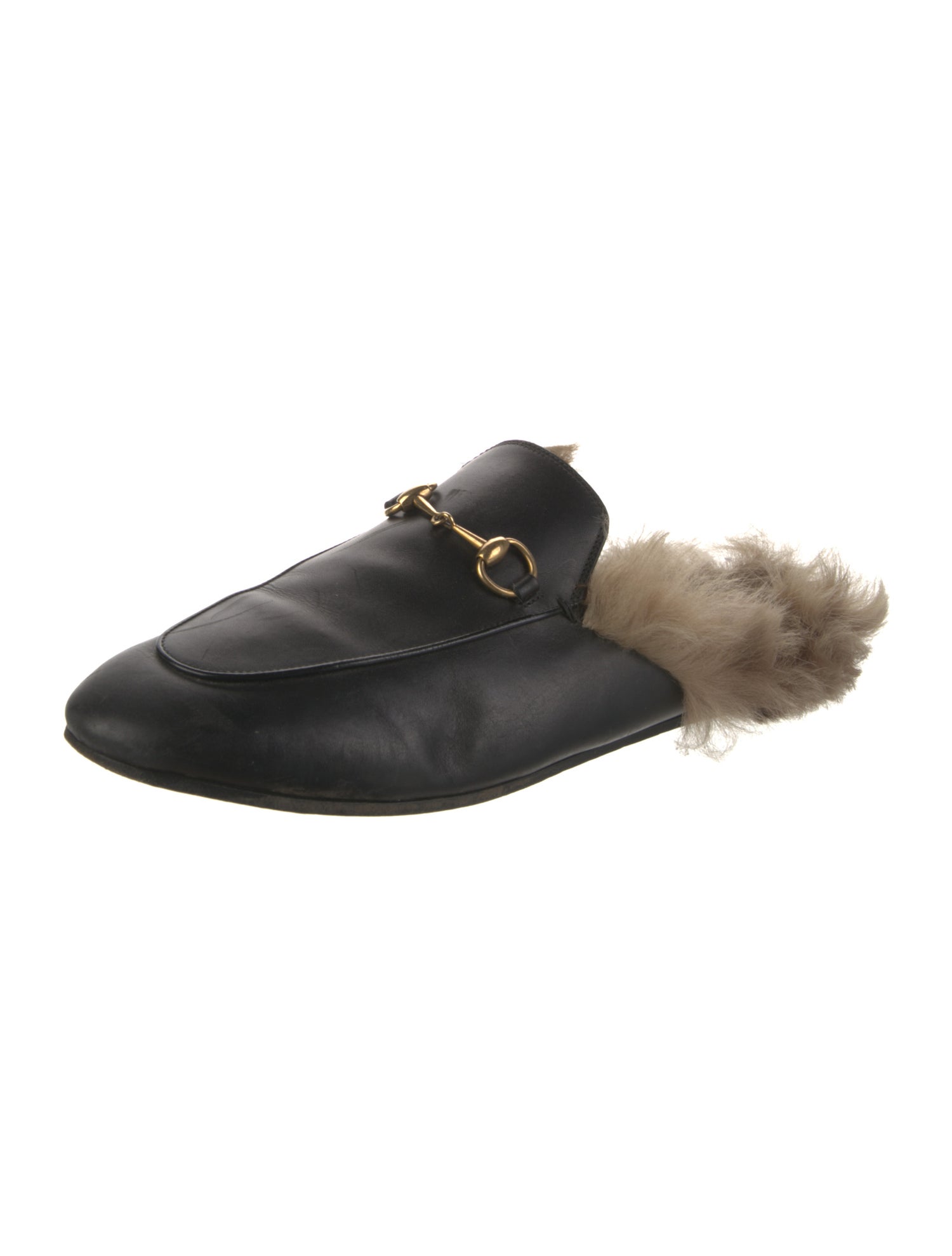 Gucci Princetown Horsebit Accent Mules