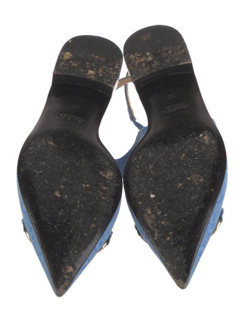 Gucci GG Canvas Canvas Slingback Flats