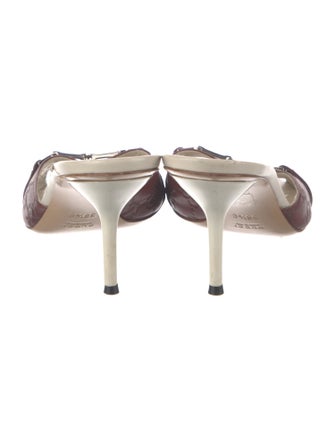 Gucci 1955 Horsebit Accent Leather Slides