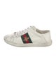Gucci Web Accent Leather Sneakers