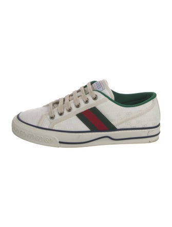 Gucci Web Accent Canvas Sneakers