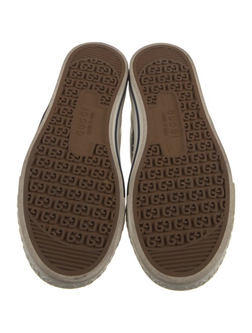 Gucci Web Accent Canvas Sneakers