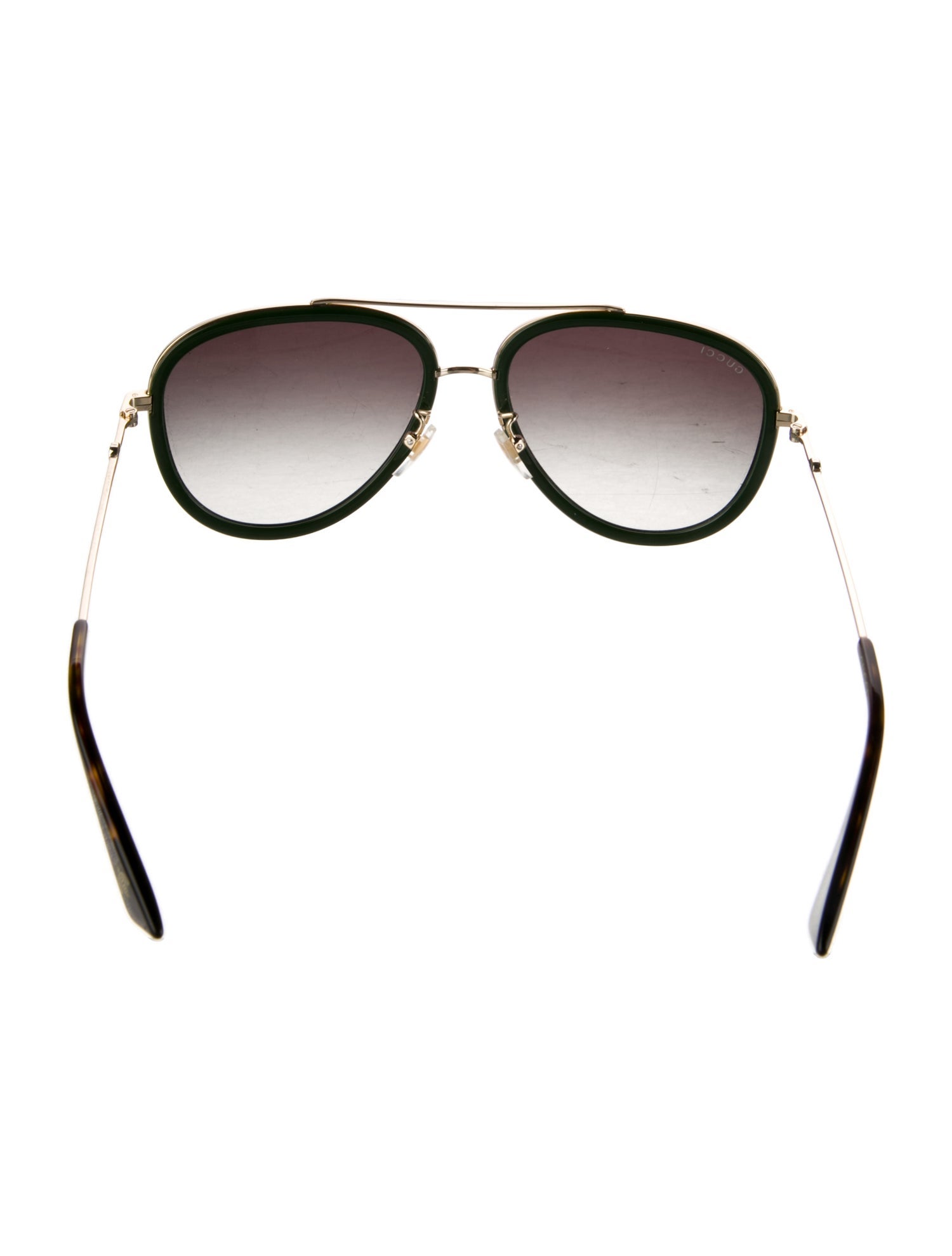 Gucci Web Accent Aviator Sunglasses