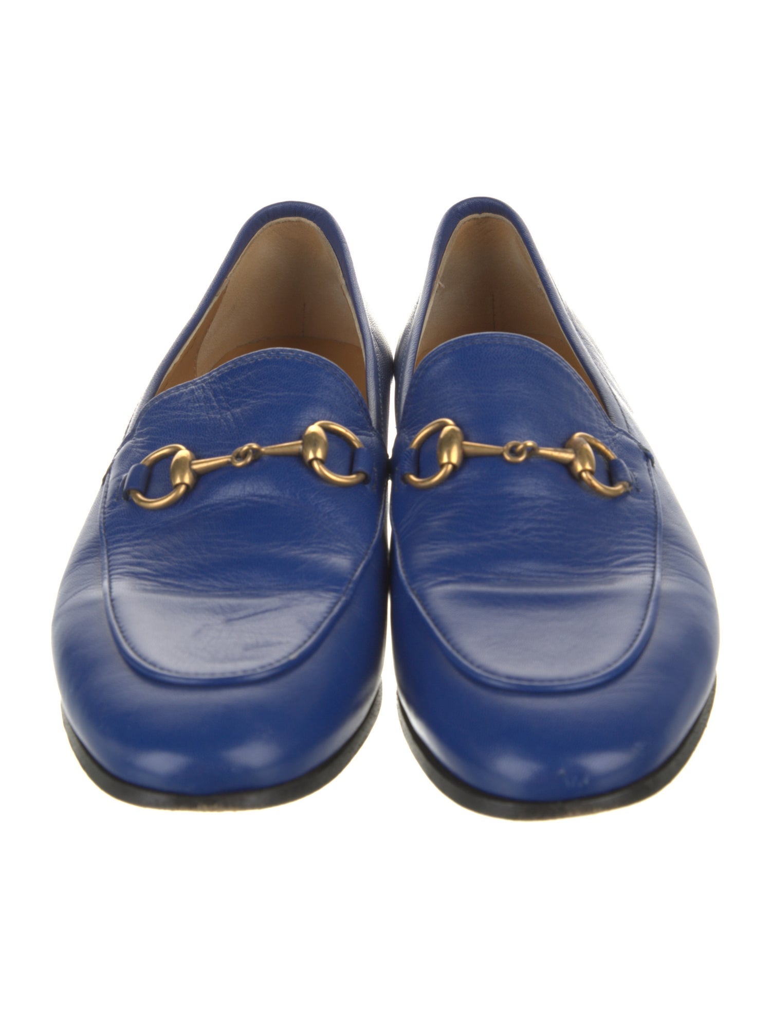 Gucci Horsebit Accent Leather Loafers