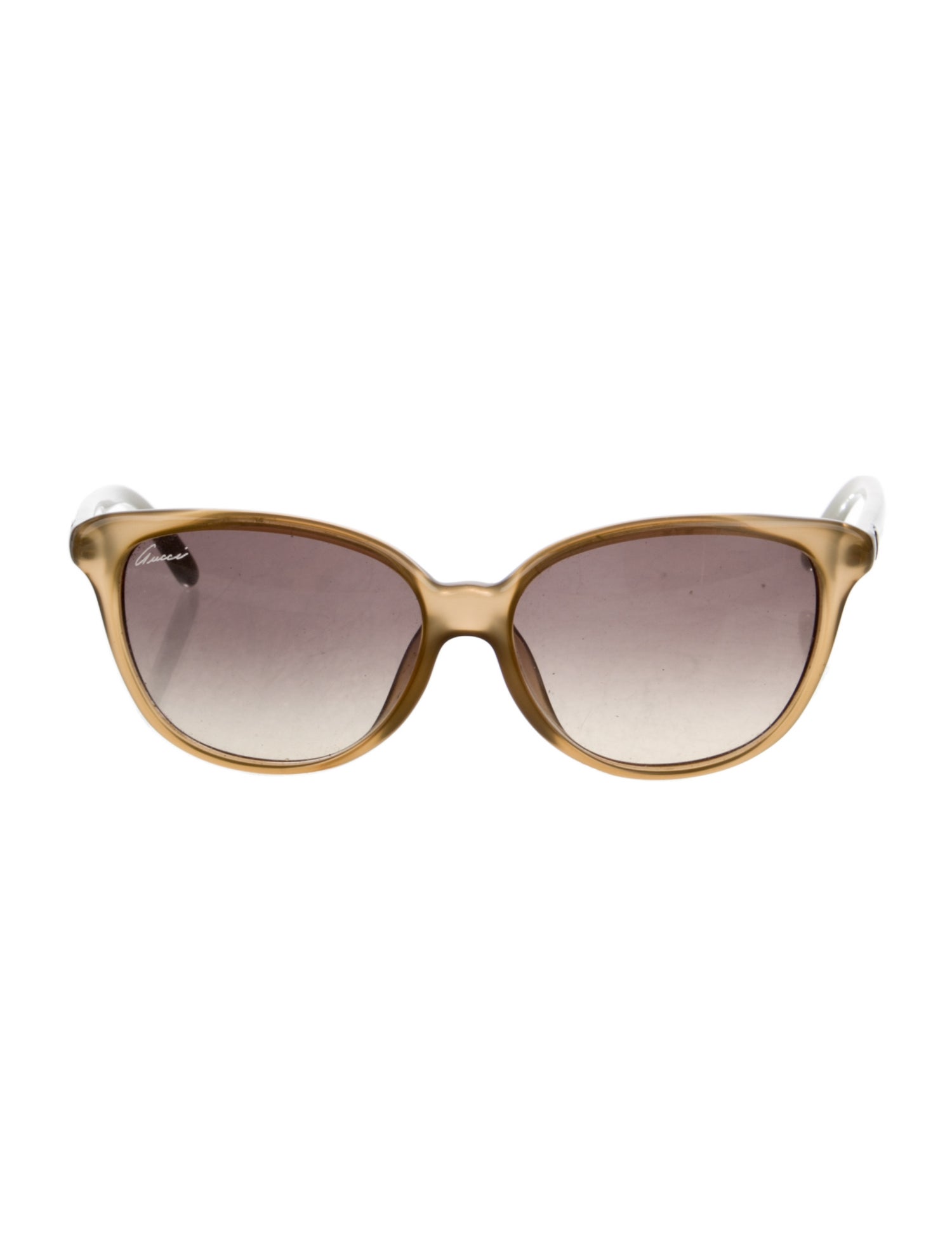 Gucci Interlocking G Logo Round Sunglasses
