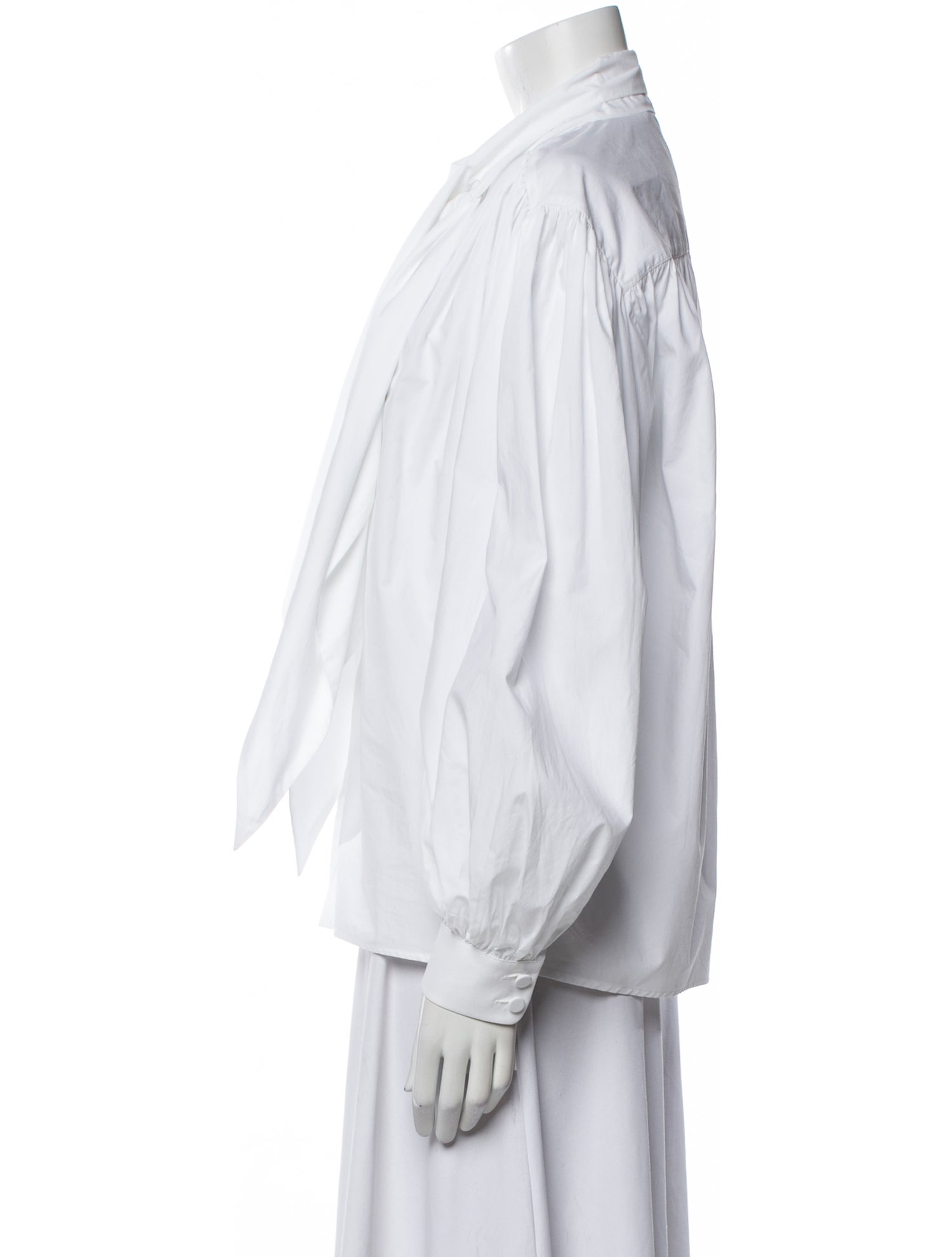 Gucci 2023 Mock Neck Blouse