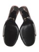 Gucci Double G Logo Leather Slides