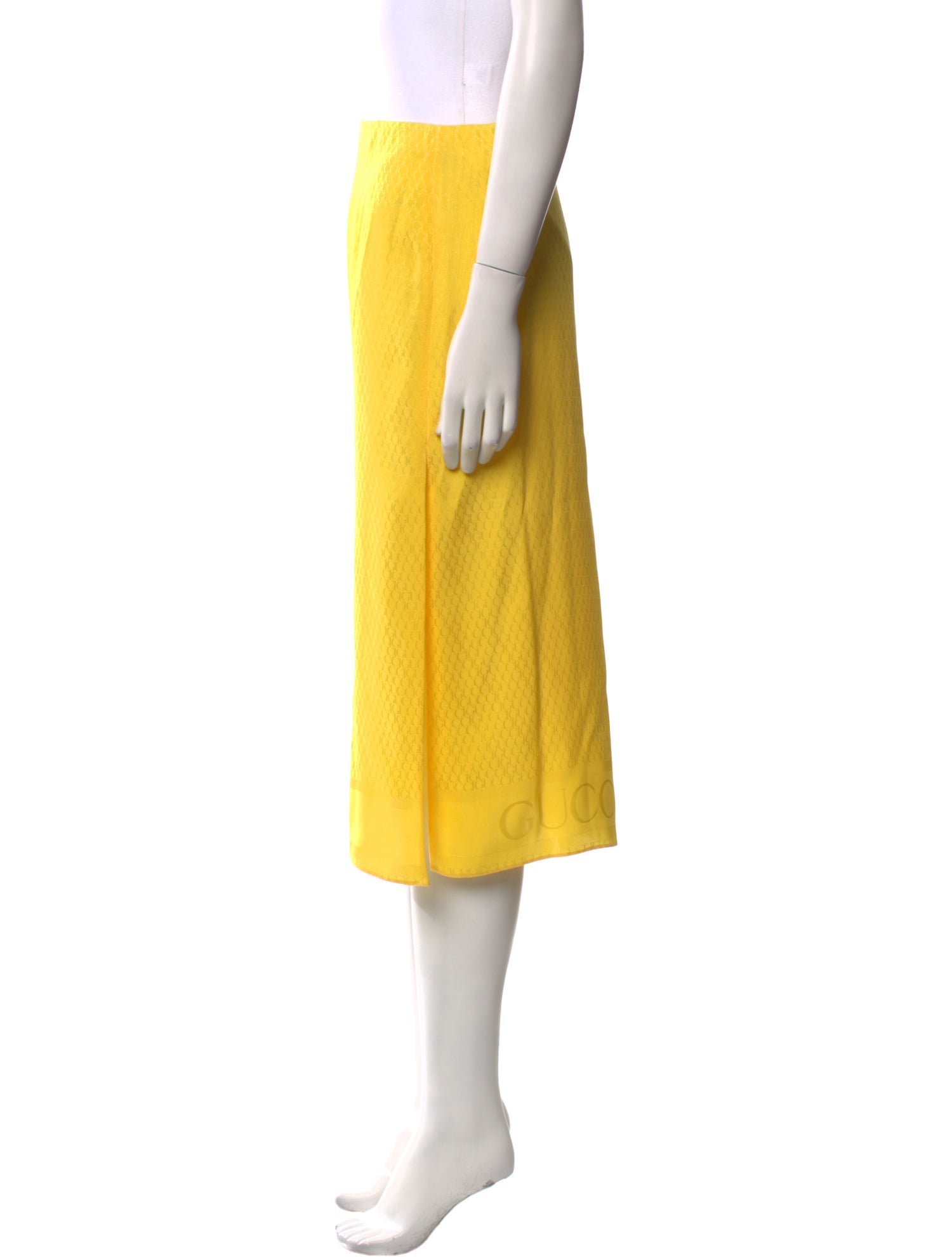 Gucci Silk Knee-Length Skirt w/ Tags