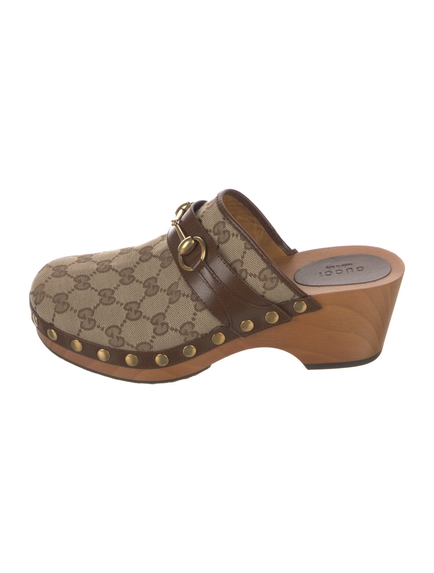 Gucci GG Canvas Canvas Mules