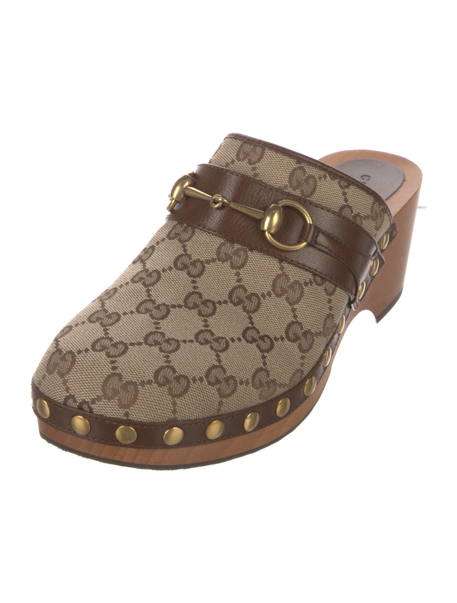 Gucci GG Canvas Canvas Mules