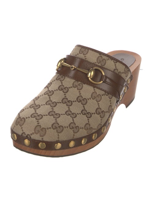 Gucci GG Canvas Canvas Mules