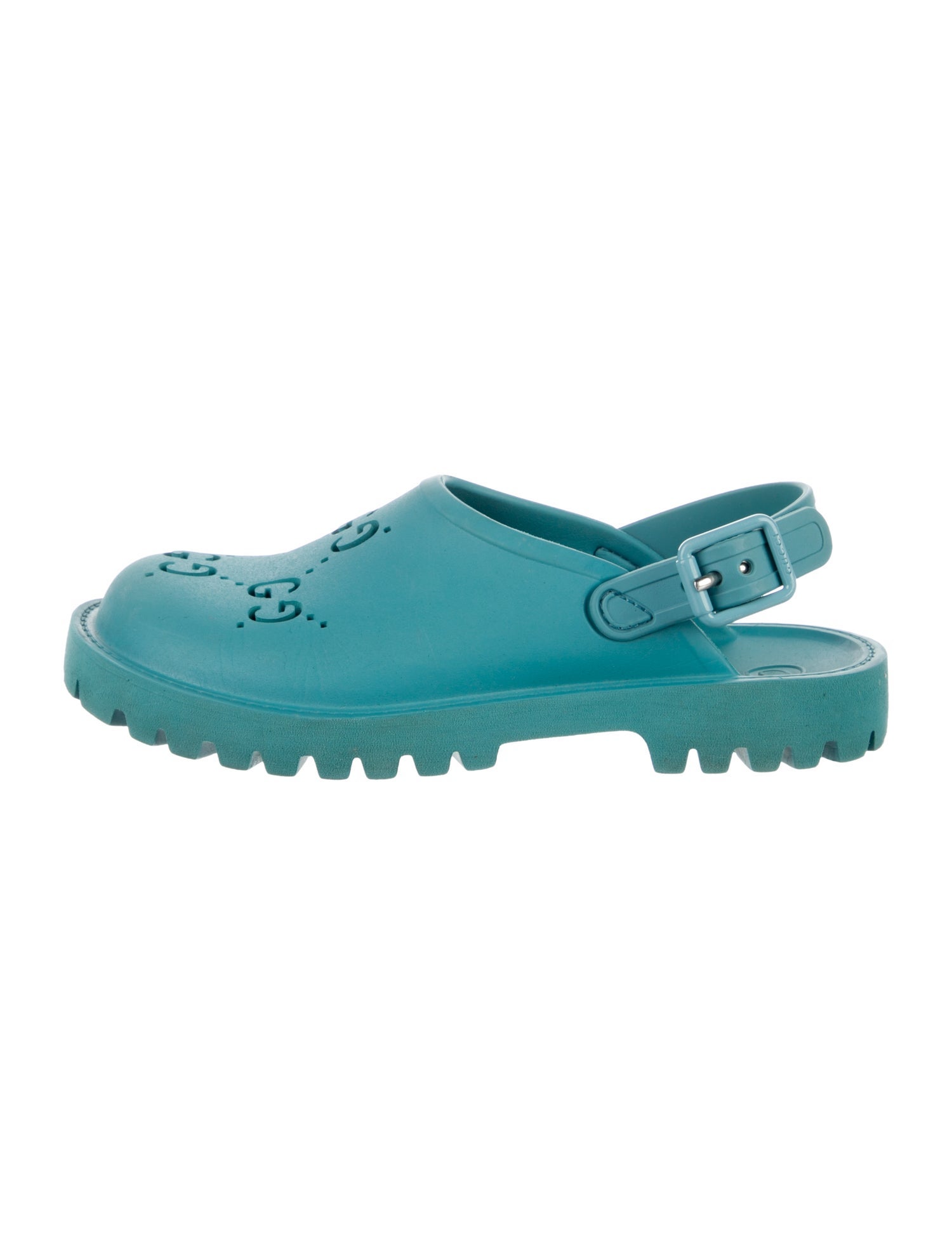 Gucci Rubber Pattern Print Clogs
