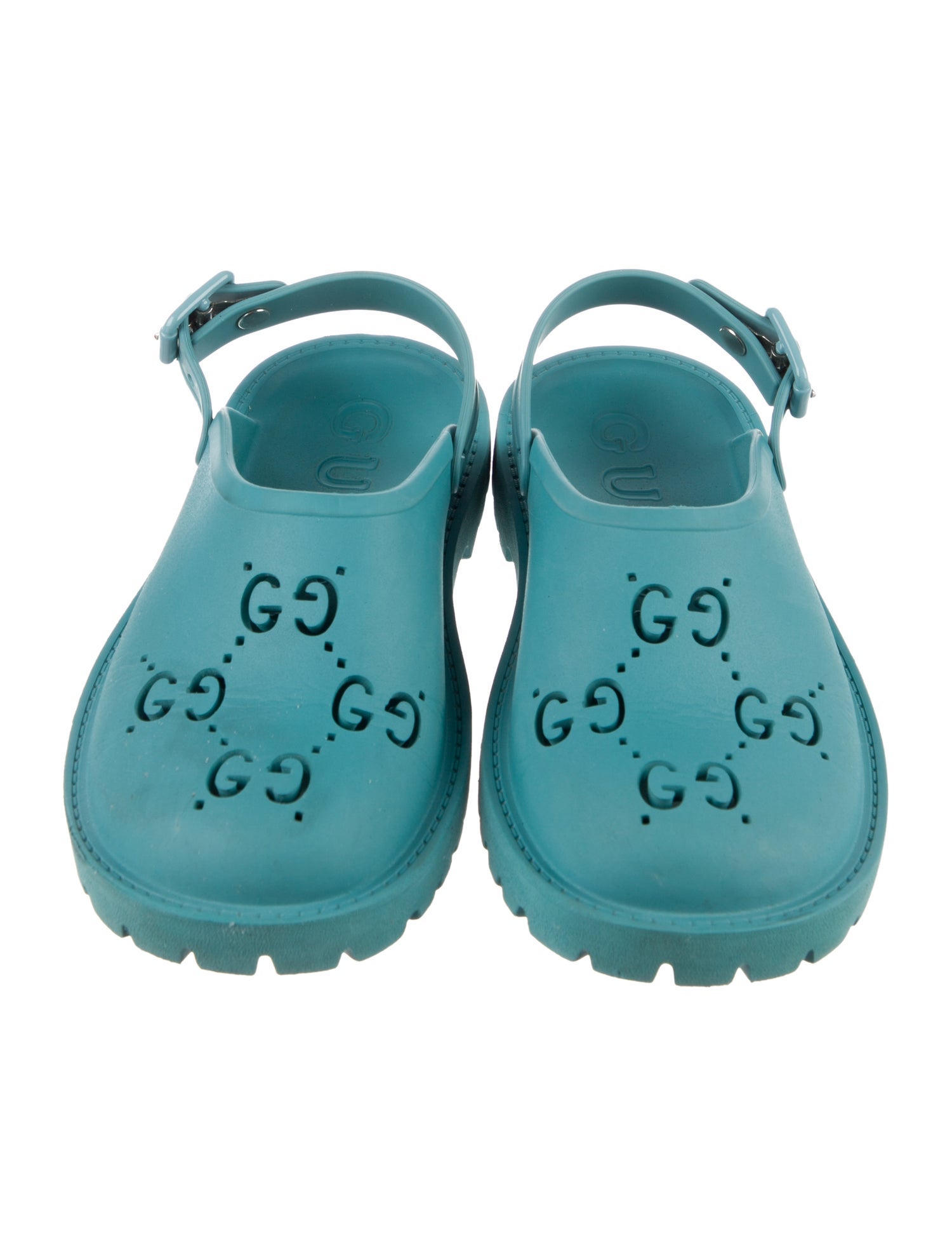 Gucci Rubber Pattern Print Clogs