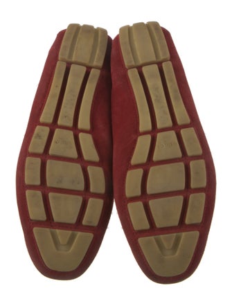 Gucci Interlocking G Logo Suede Loafers