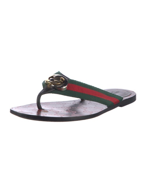 Gucci Kika GG Logo Flip Flops