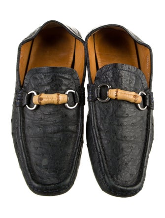 Gucci Horsebit Accent Leather Drivers