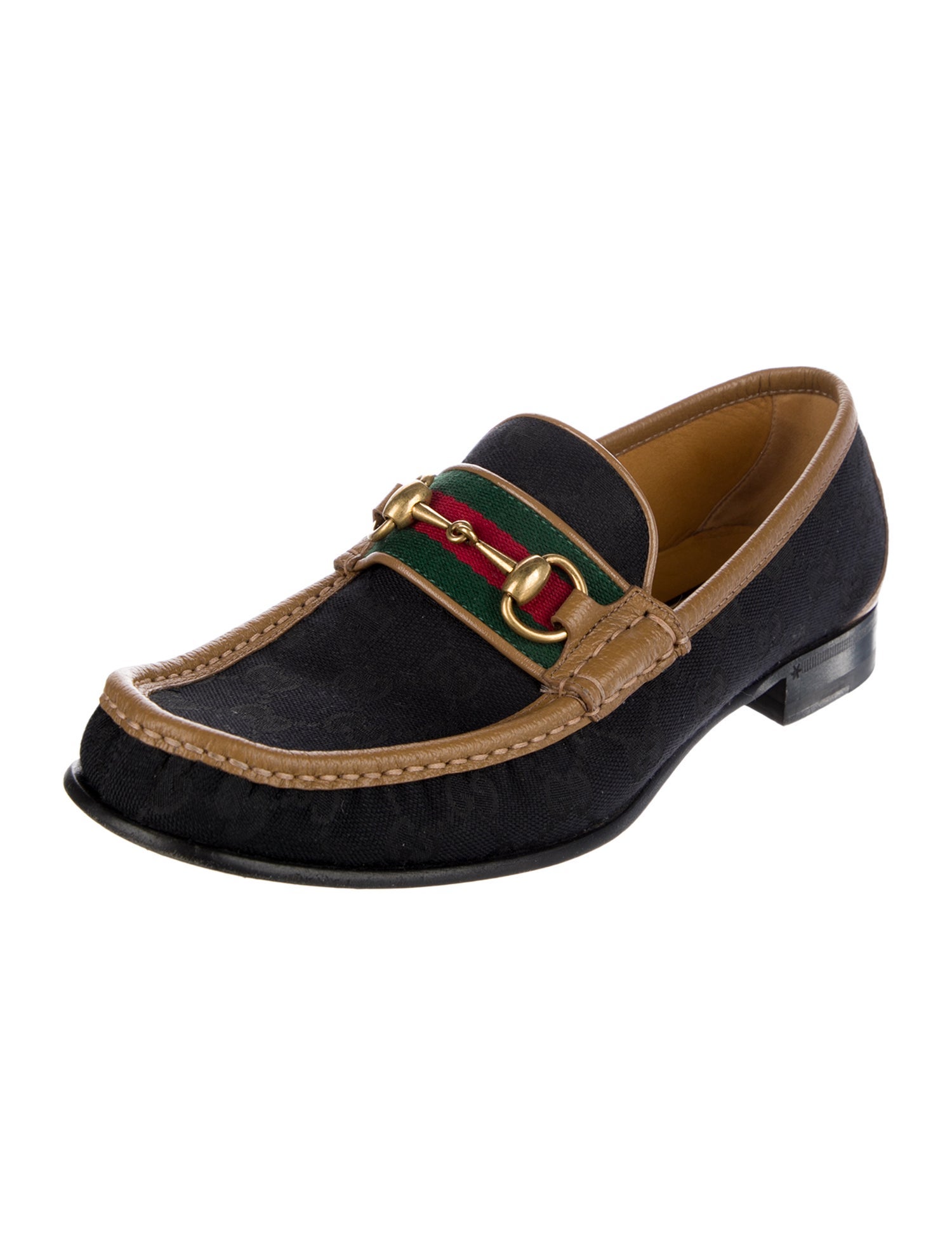 Gucci GG Canvas Canvas Loafers
