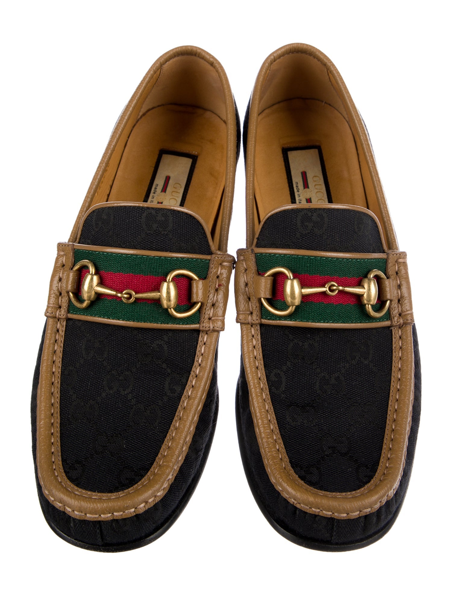 Gucci GG Canvas Canvas Loafers