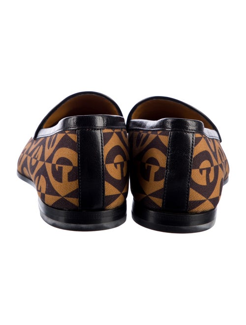 Gucci 1955 Horsebit Accent Canvas Loafers