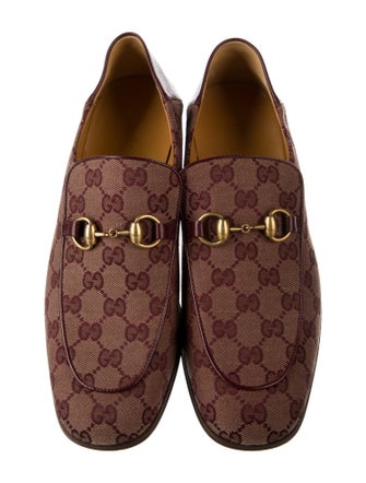 Gucci GG Canvas Canvas Dress Loafers