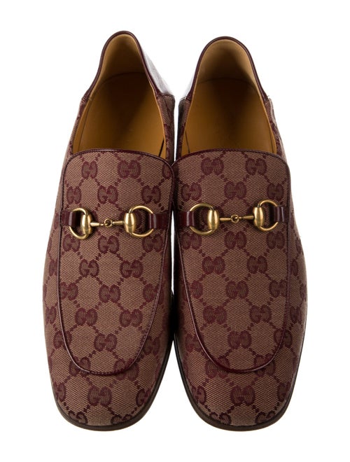 Gucci GG Canvas Canvas Dress Loafers