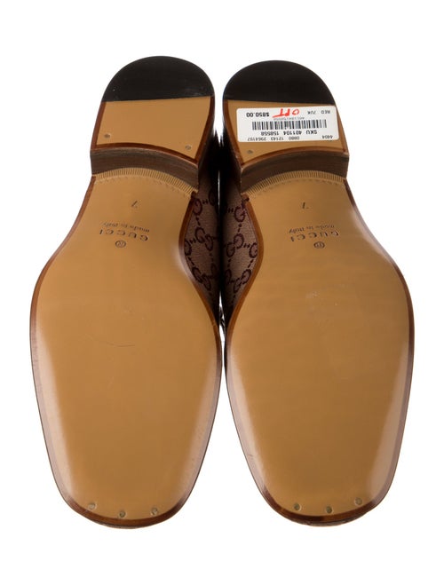 Gucci GG Canvas Canvas Dress Loafers