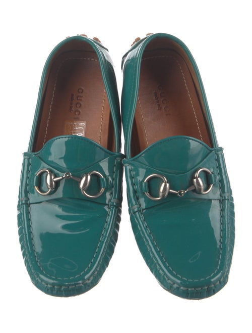 Gucci 1955 Horsebit Accent Patent Leather Loafers