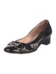 Gucci Horsebit Accent Patent Leather Pumps