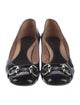 Gucci Horsebit Accent Patent Leather Pumps