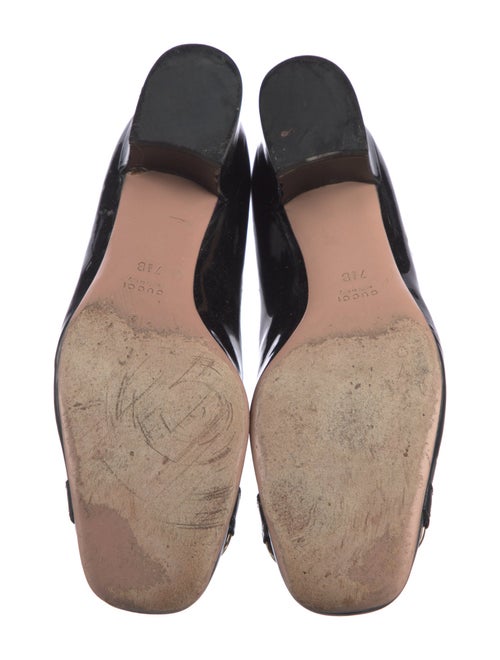 Gucci Horsebit Accent Patent Leather Pumps