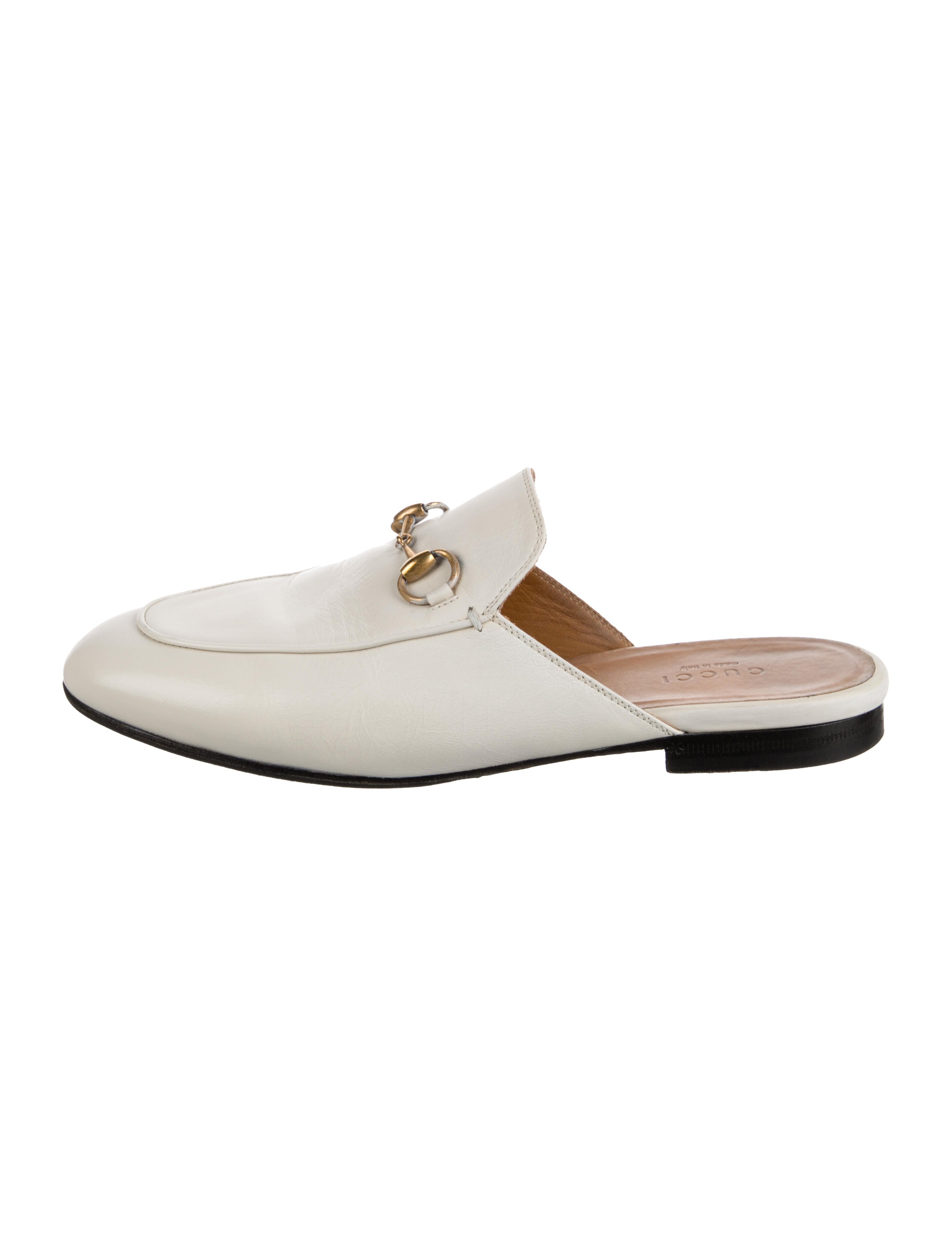 Gucci Horsebit Accent Leather Mules