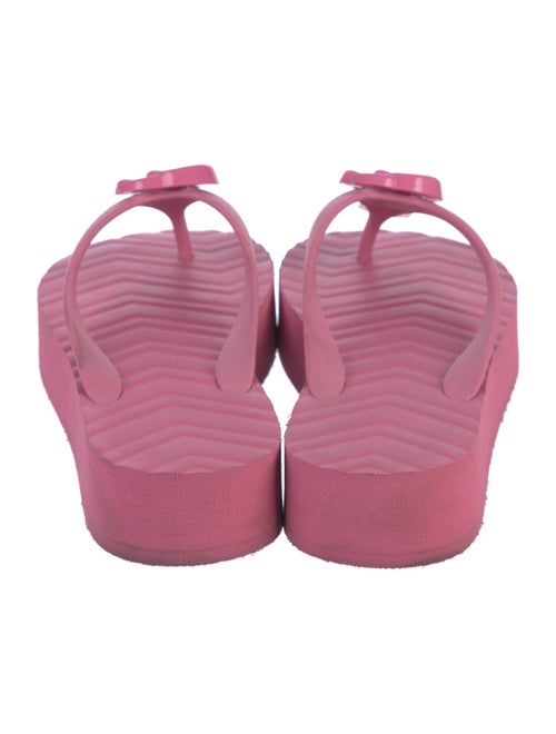 Gucci Running GG Logo Rubber Flip Flops
