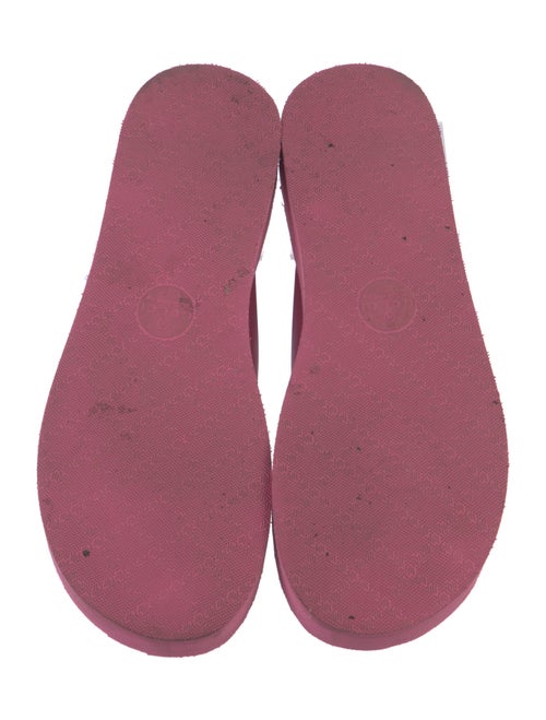 Gucci Running GG Logo Rubber Flip Flops