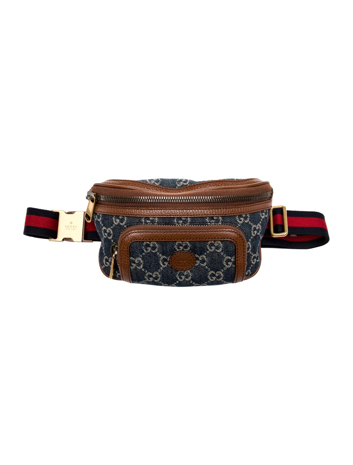 Gucci GG Denim Belt Bag