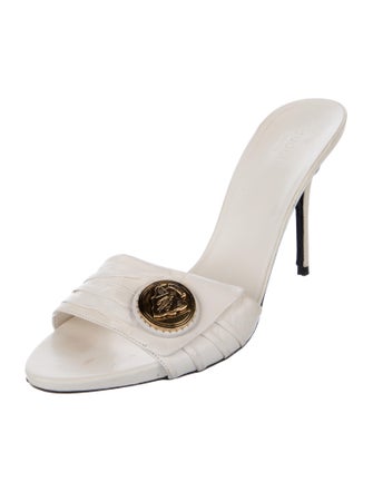 Gucci Hysteria Accent Leather Slides