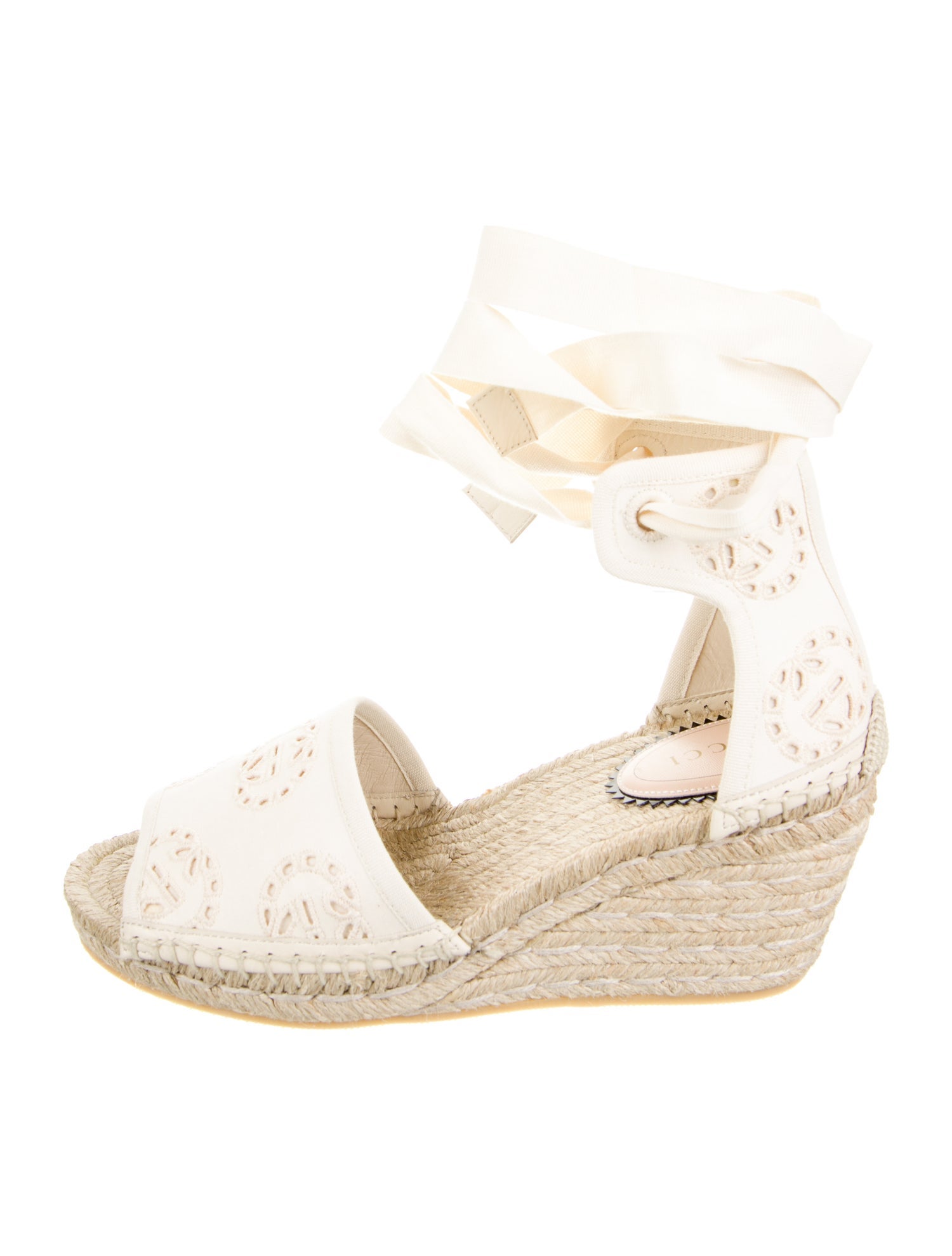 Gucci Jute Animal Print Espadrilles