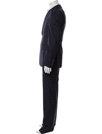 Gucci Wool Printed Two-Piece Suit