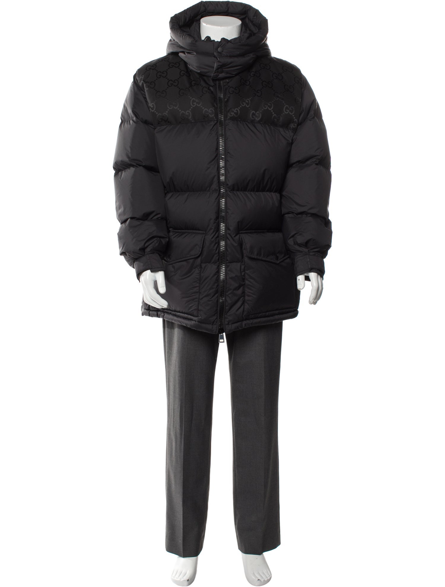 Gucci 2024 GG Logo Puffer Coat w/ Tags