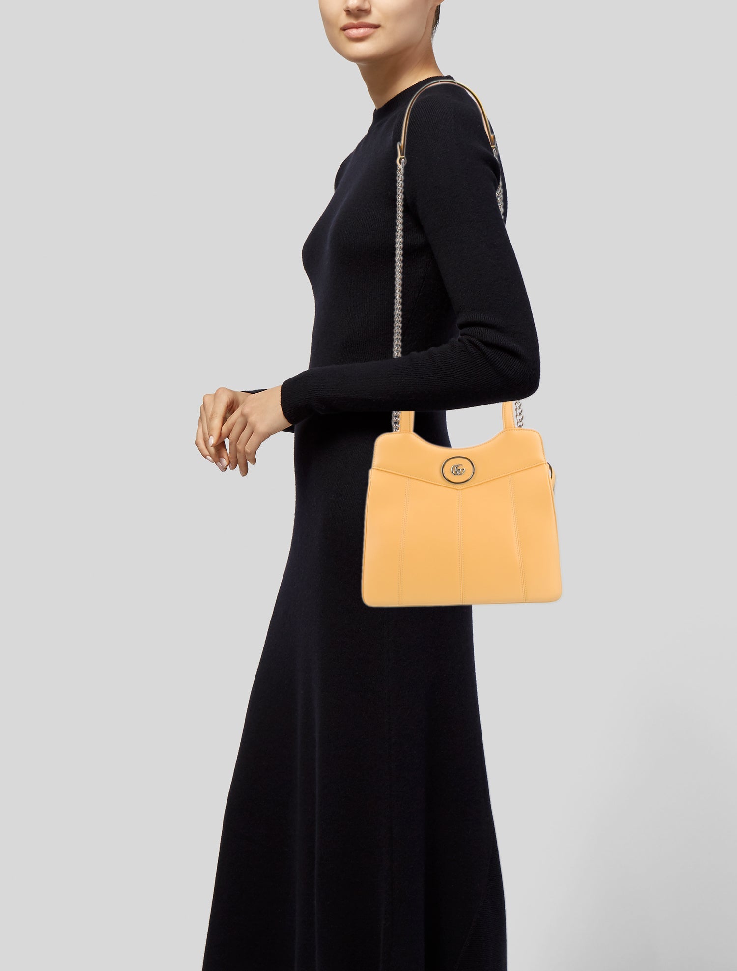 Gucci Leather Top Handle Bag